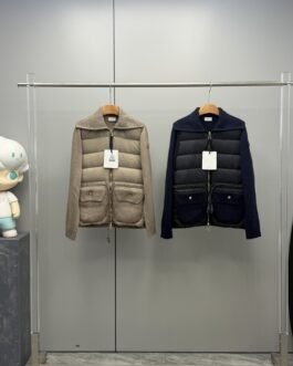 Moncler Padded Zip-Up Cardigan – Veste matelassée