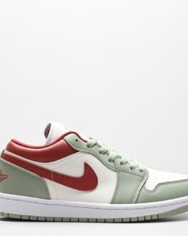 Nike Dunk Low blanc vert rouge