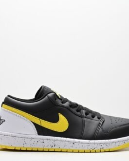 Nike Dunk Low noir jaune