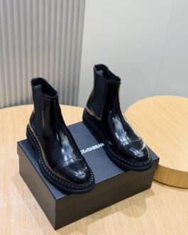 Prada Monolith bottines à semelle crantée noir