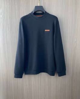 Zegna Pull Logo Orange