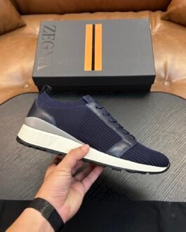 Zegna Triple Stitch bleu marine