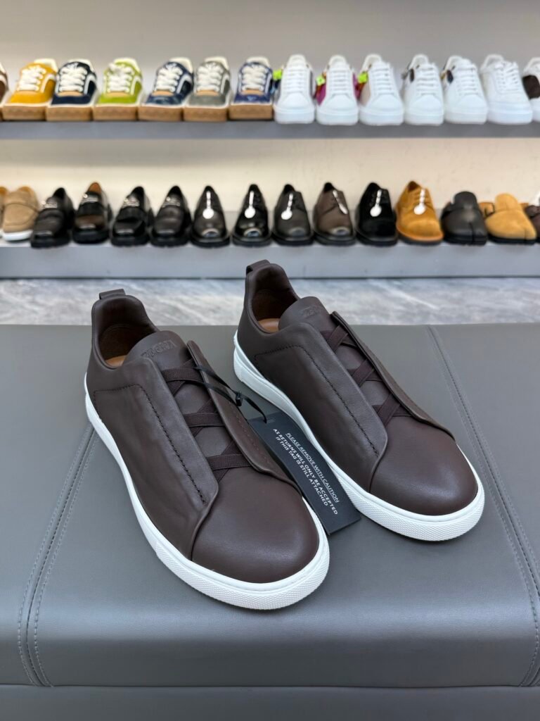 Zegna Triple Stitch brun