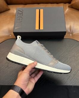 Zegna Triple Stitch gris clair