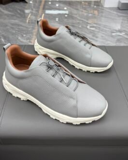 Zegna Triple Stitch Monte gris clair