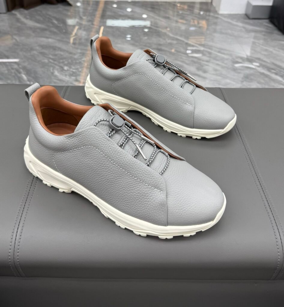 Zegna Triple Stitch Monte gris clair