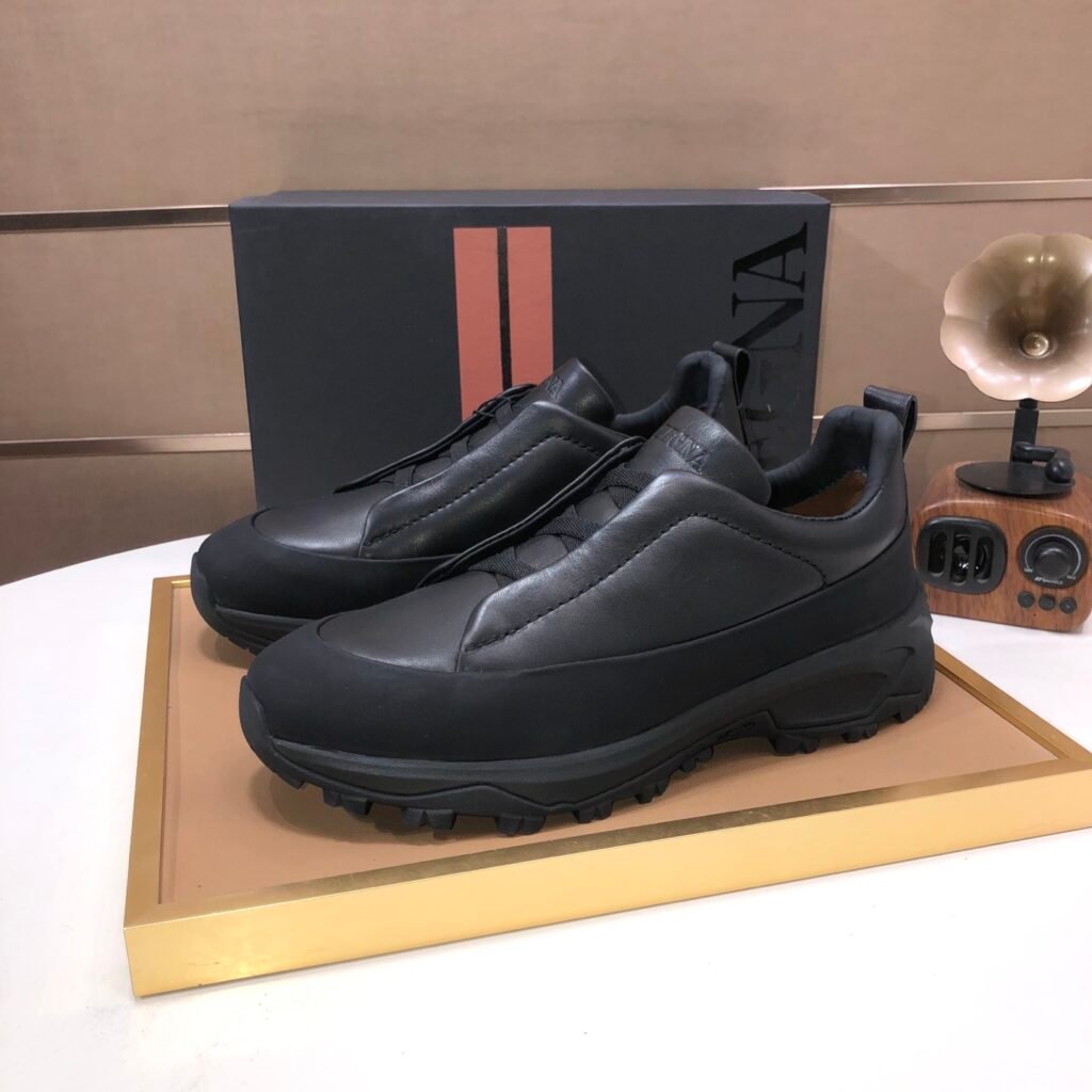 Zegna Triple Stitch noir