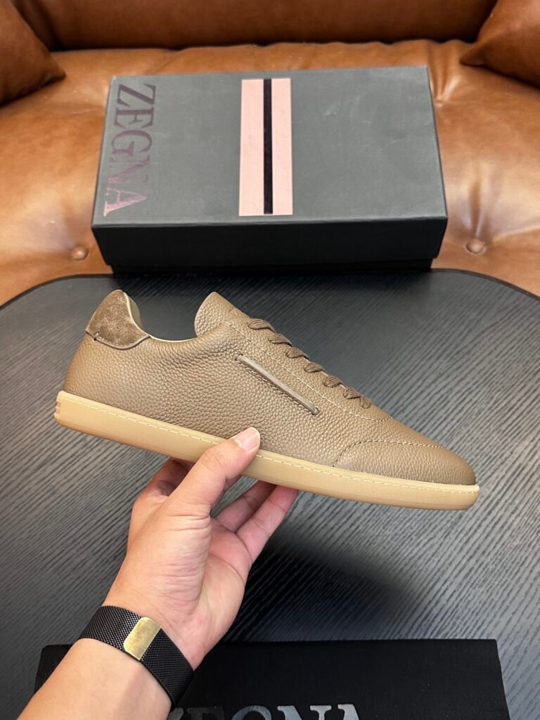Zegna Triple Stitch SECONDSKIN camel