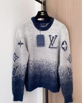 Louis Vuitton Pull Monogram Gradient Bleu
