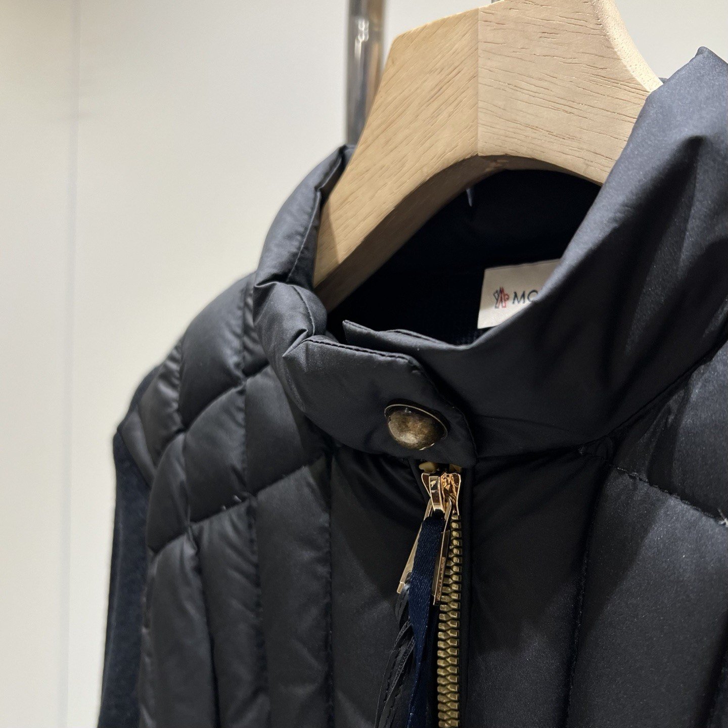 Moncler Veste Matelassée Manches Maille