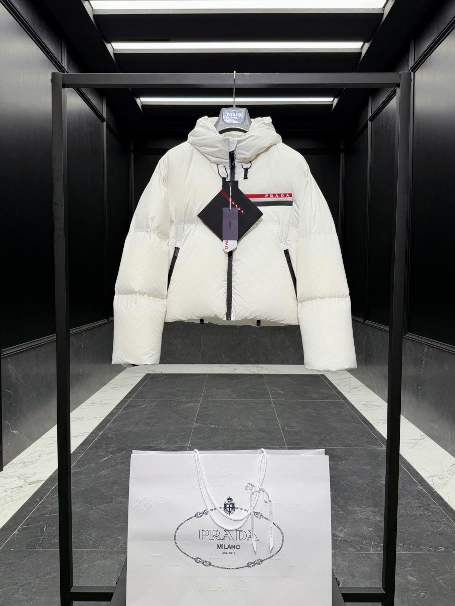 Prada Linea Rossa Doudoune à Capuche