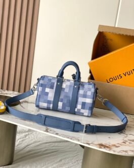 Louis Vuitton Keepall Bandoulière 25 Bleu