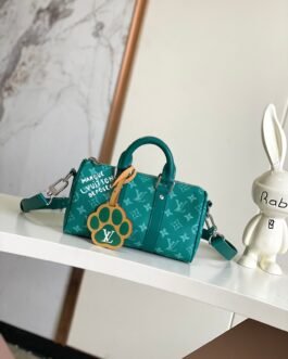 Louis Vuitton Keepall Bandoulière 25 Monogram Vert Turquoise