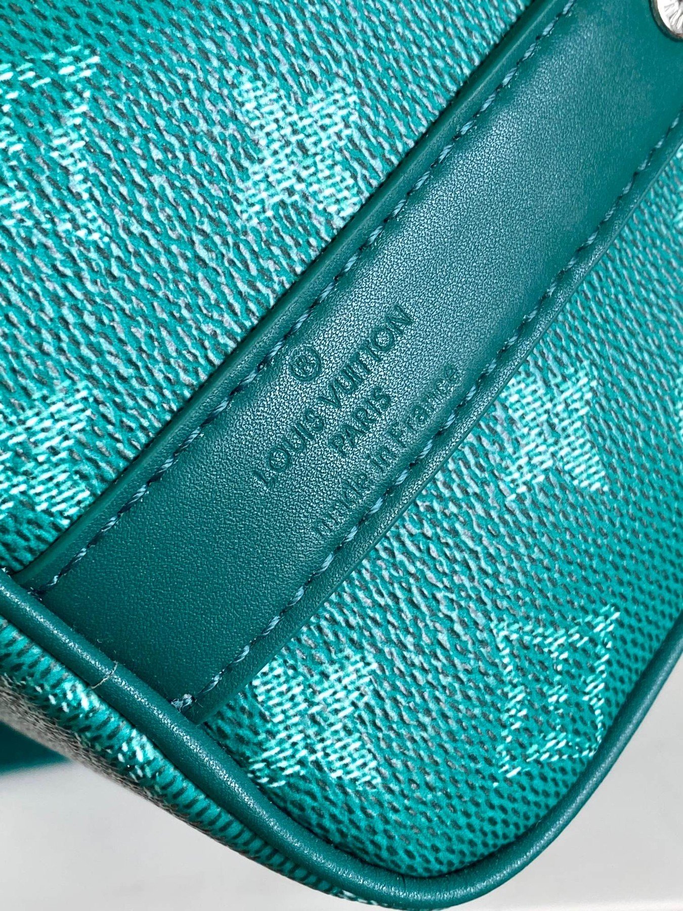 Louis Vuitton Keepall Bandoulière 25 Monogram Vert Turquoise – Image 7