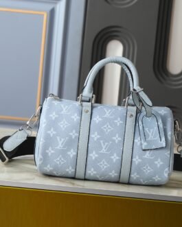 Louis Vuitton Keepall Bandoulière 35 Monogram Bleu Ciel