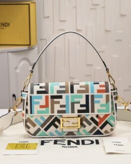 Fendi Baguette FF Multicolore Brodée