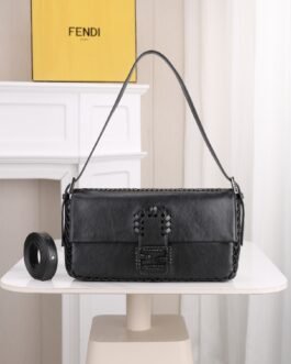 Fendi Baguette Whipstitch Noir