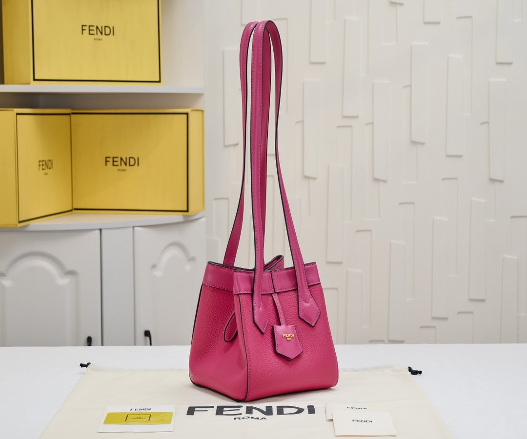 Fendi Origami Mini Rose Framboise – Image 2