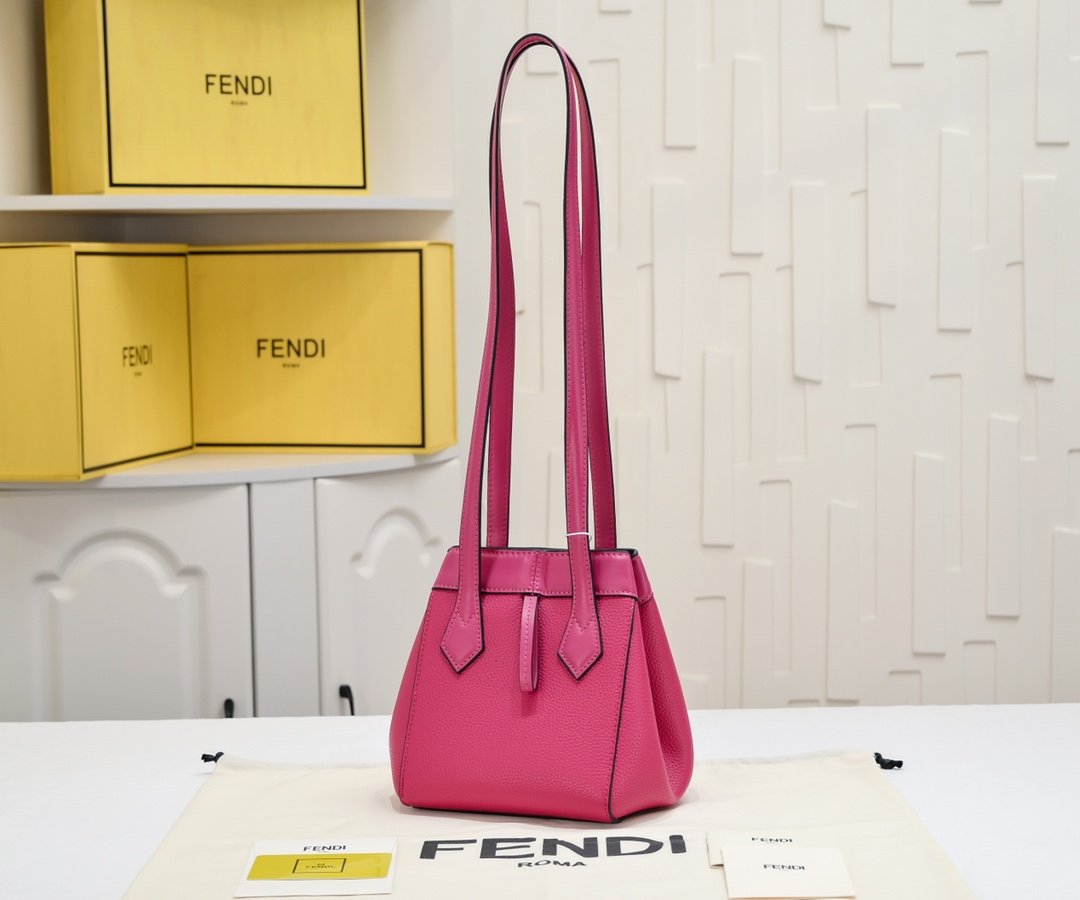 Fendi Origami Mini Rose Framboise – Image 3