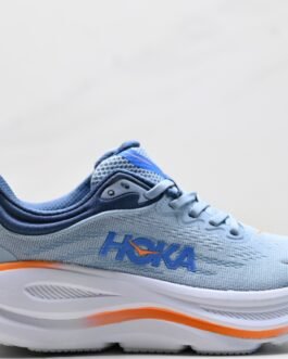 HOKA Bondi 9 Bleu Ciel Orange