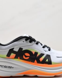 HOKA Clifton Pro Blanc Noir Orange Vert Fluo