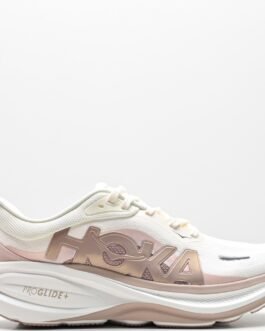 HOKA Clifton Pro Blanc Beige Taupe Rose