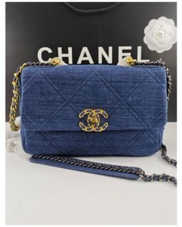 Chanel Flap Bag Denim – Bleu denim