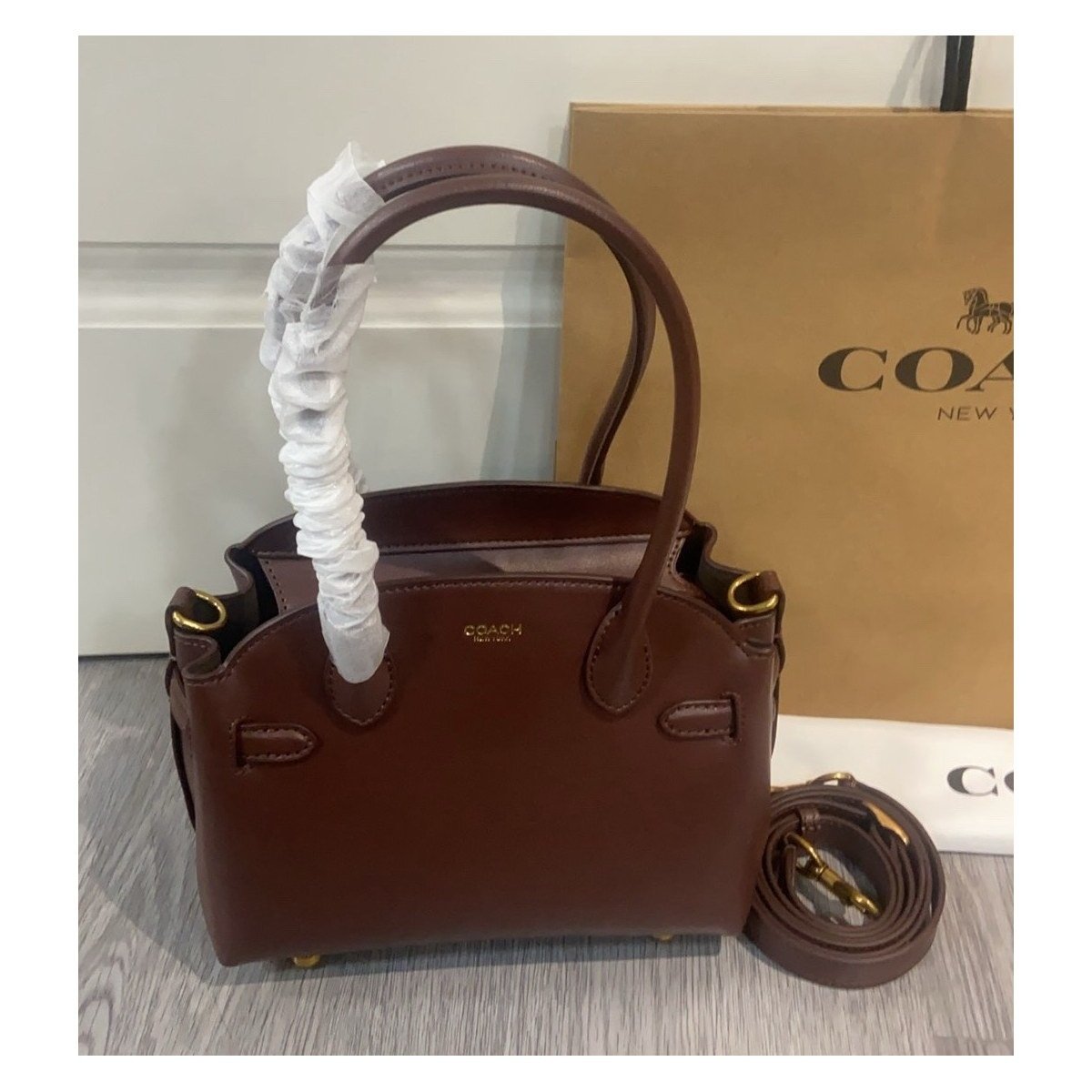 Coach Empire Carryall 22 Format 22 – Cognac