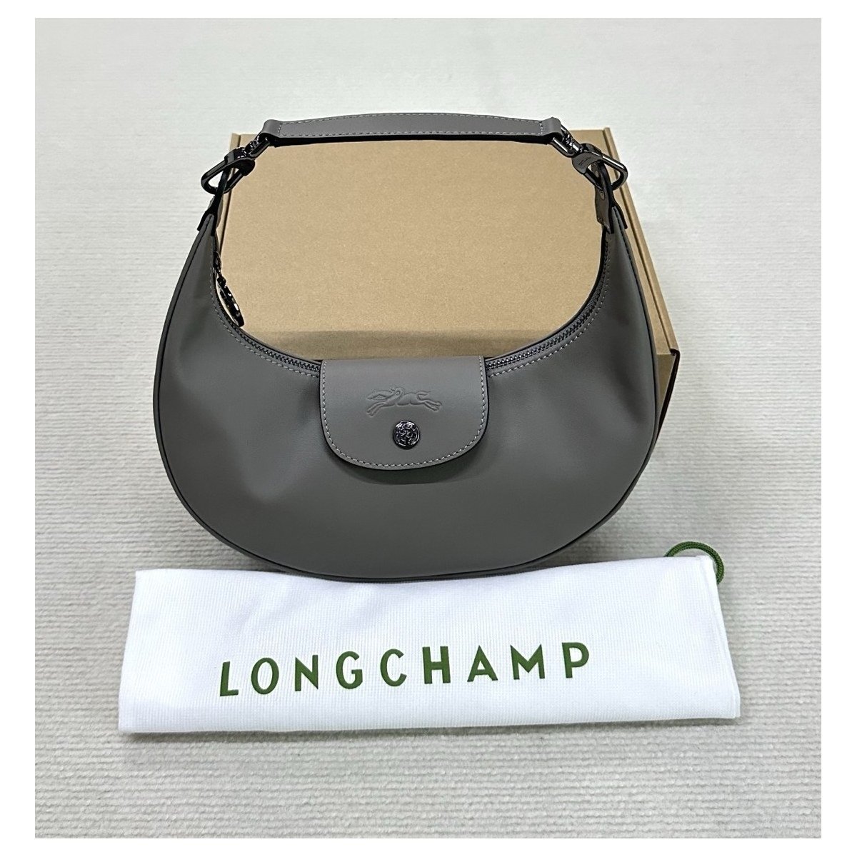 Longchamp Le Pliage Xtra Demi-Lune – Gris