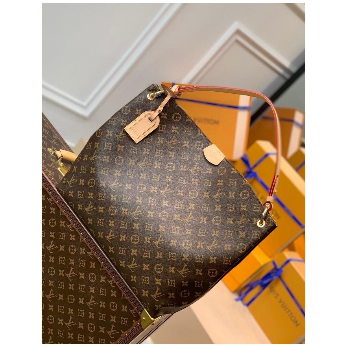 Louis Vuitton Graceful PM Monogram – Marron