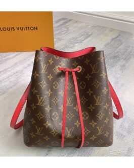 Louis Vuitton NéoNoé MM Monogram – Marron et Rouge