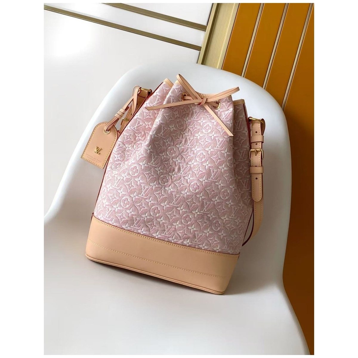 Louis Vuitton Noé Monogram Denim – Rose