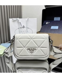 Prada Quilted Shoulder Bag – Blanc
