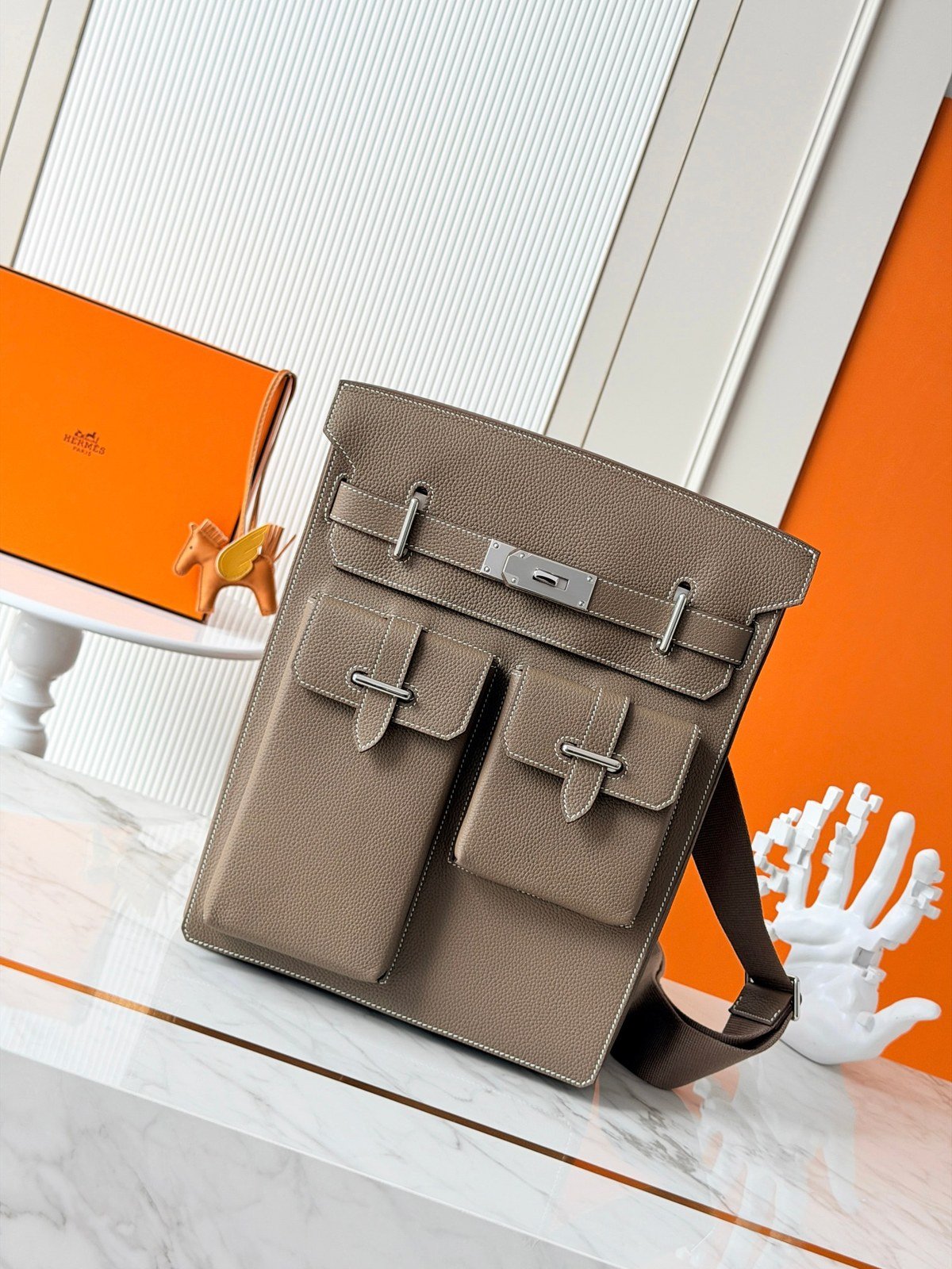Hermès Hac a Dos PM 18 × 28 × 8 cm