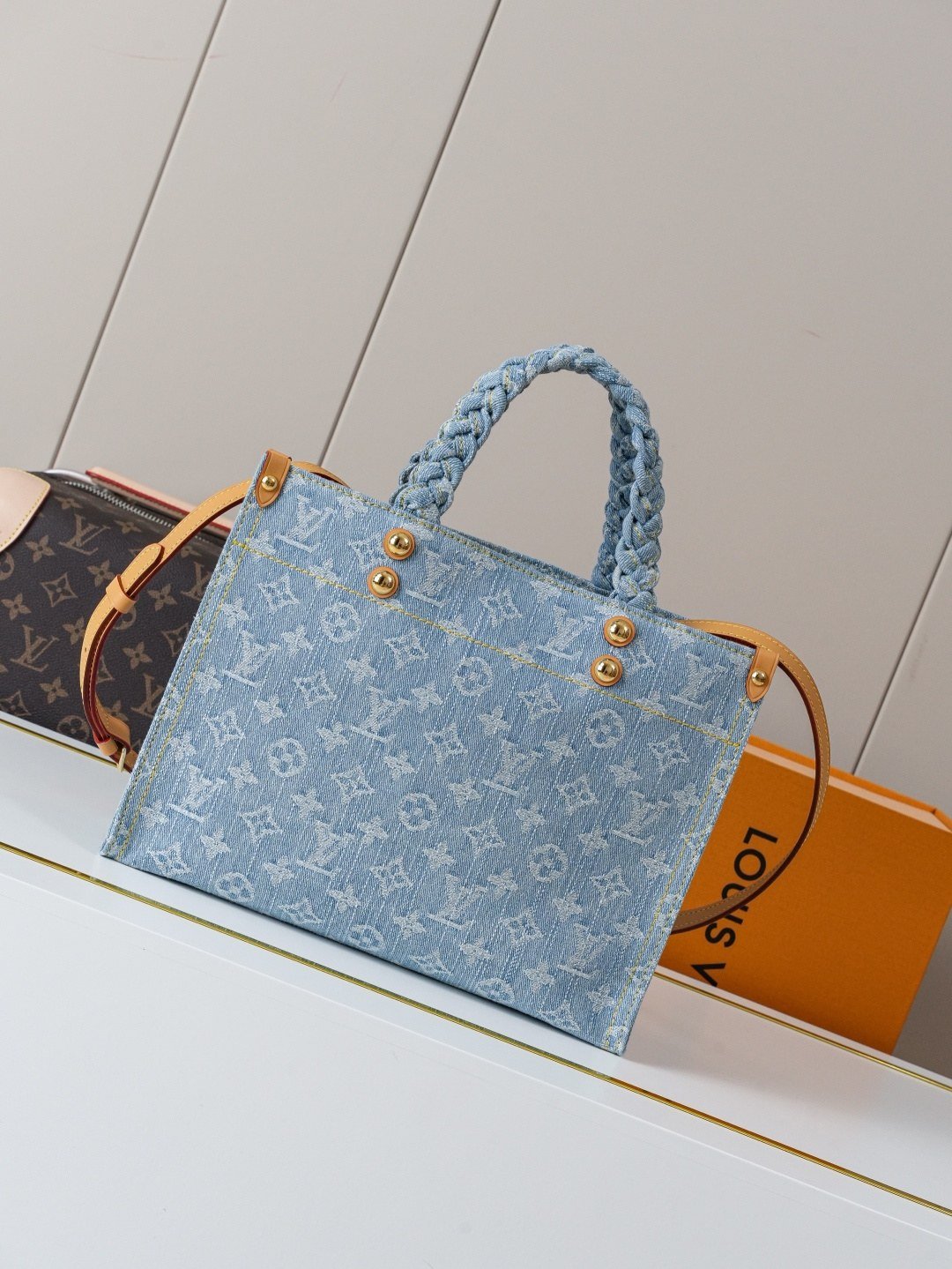 Louis Vuitton Let Go PM 28 cm Bleu Denim