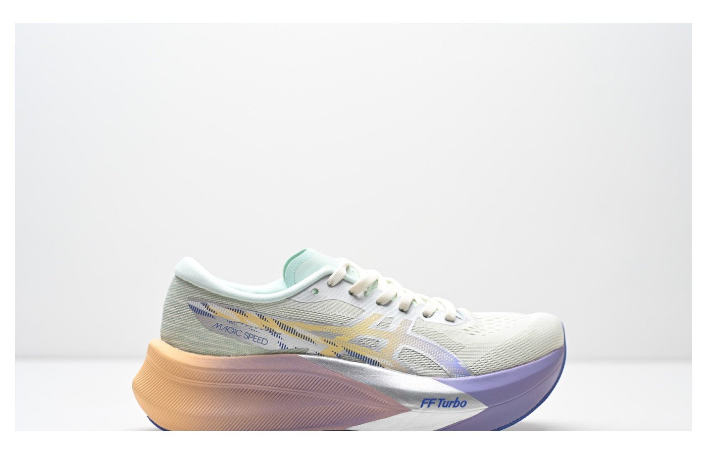 ASICS MAGIC SPEED 4 – Crème / Lavande / Jaune