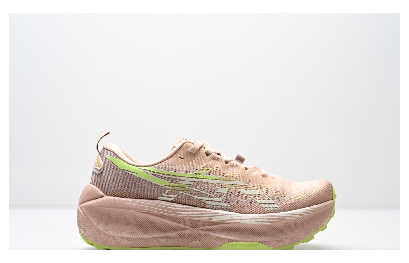 ASICS TRABUCO MAX 4 – Rose poudré / Beige / Lime