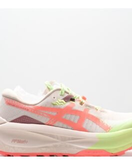 ASICS TRABUCO MAX 5 – Blanc / Corail / Lime