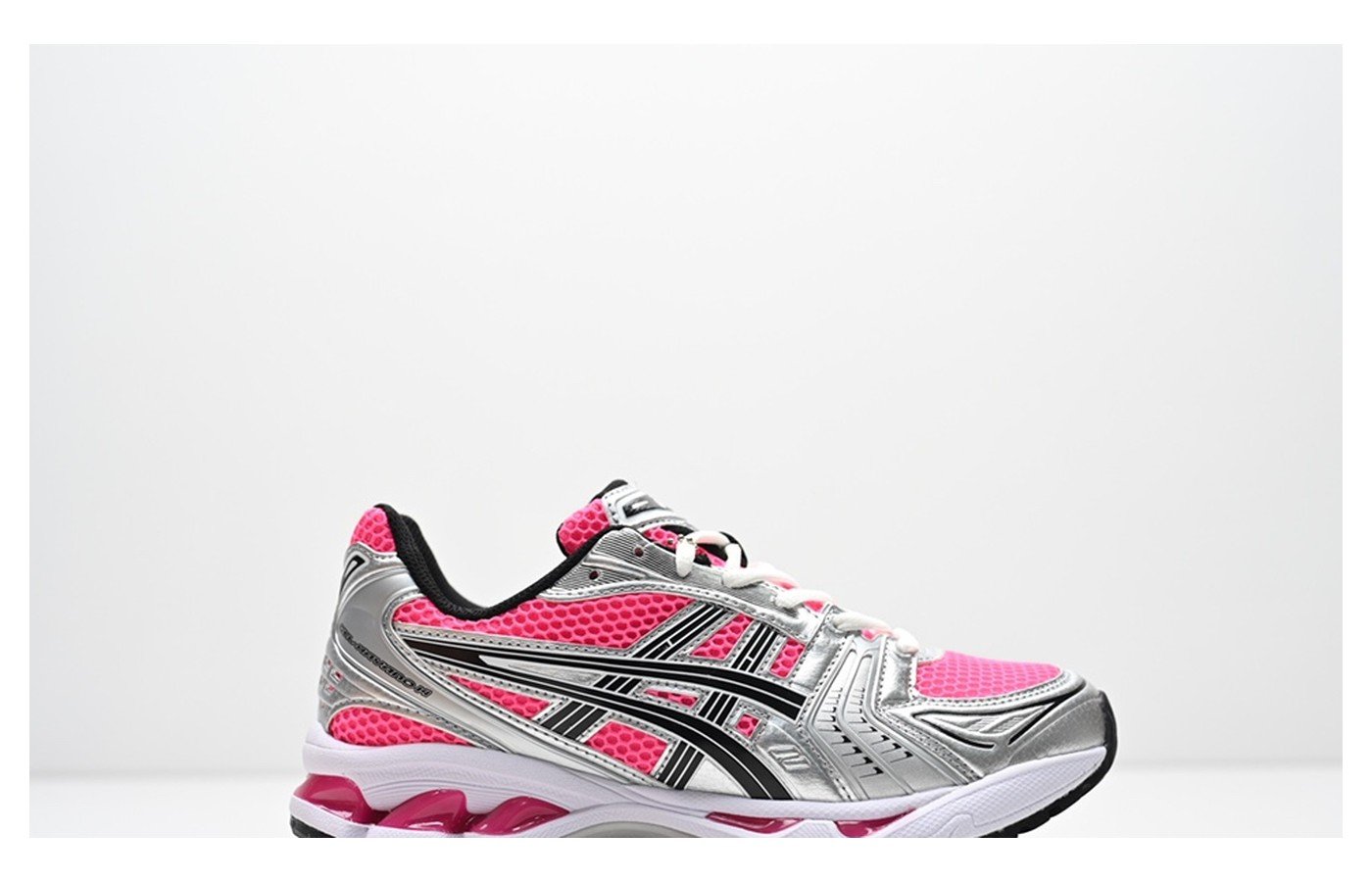 ASICS GEL-KAYANO 14 – Argent / Rose / Noir