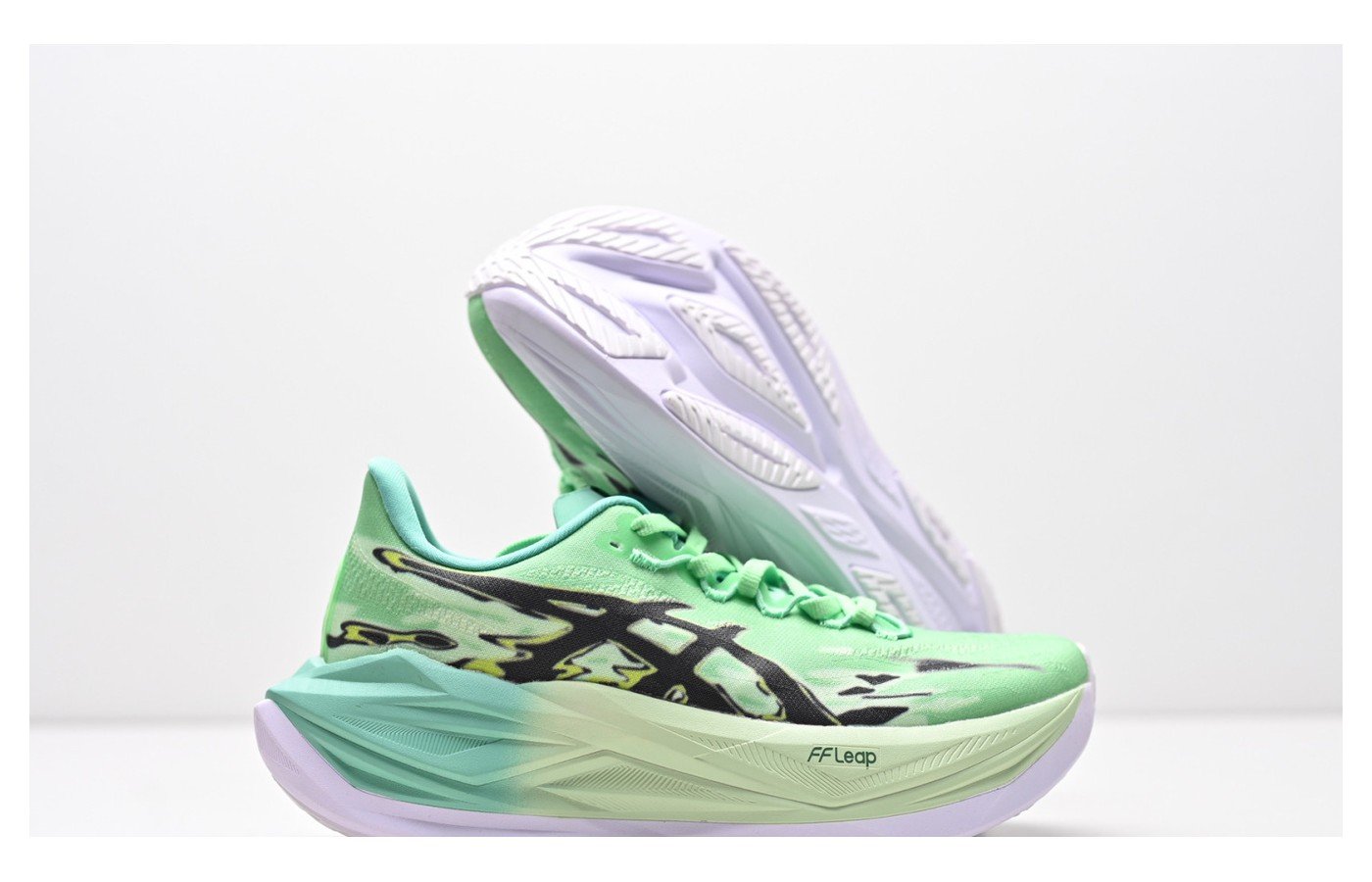 ASICS SUPERBLAST 3 – Menthe / Noir / Lilas