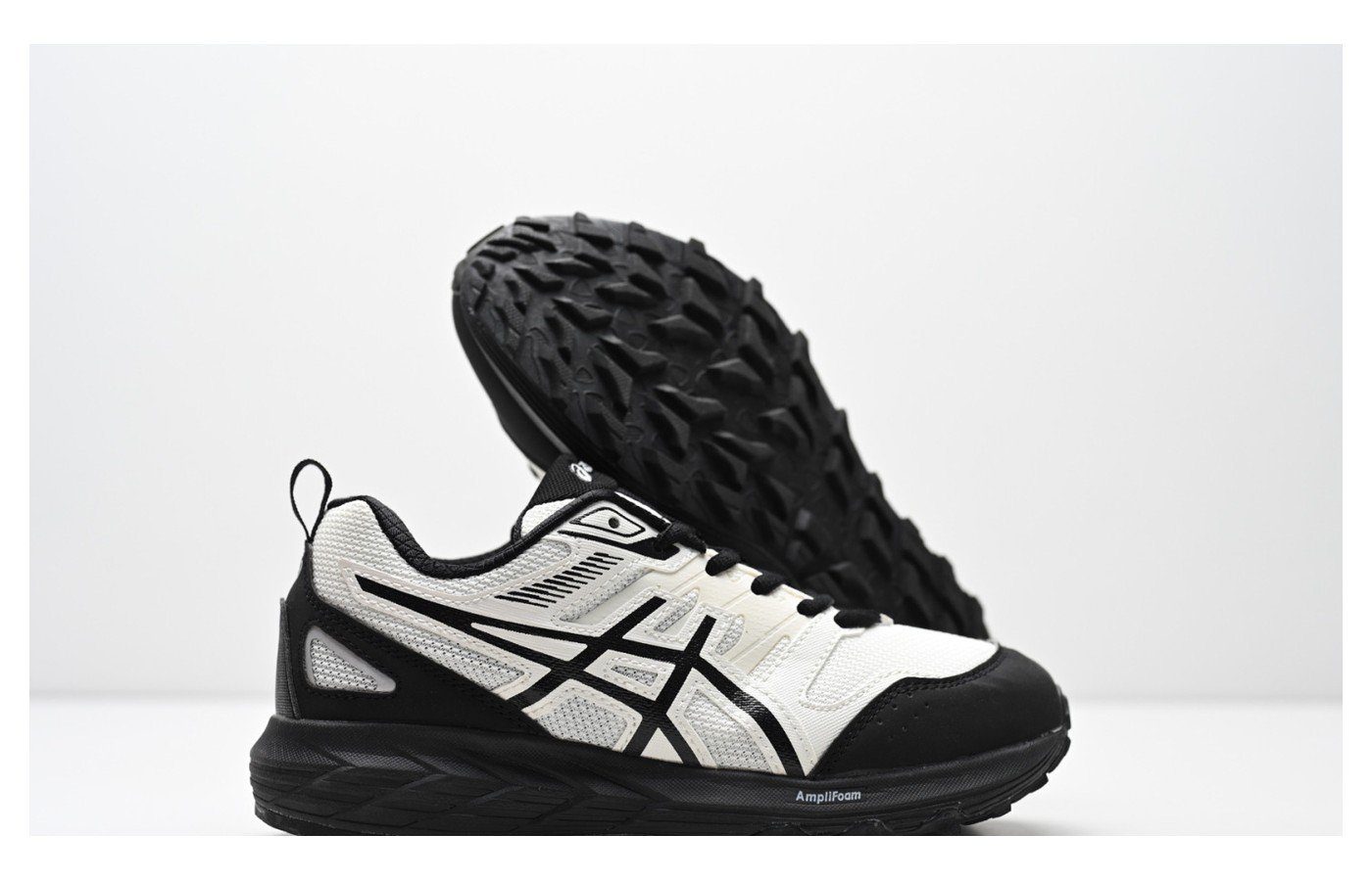 ASICS GEL-Sonoma CN – Blanc / Noir – Semelle noire