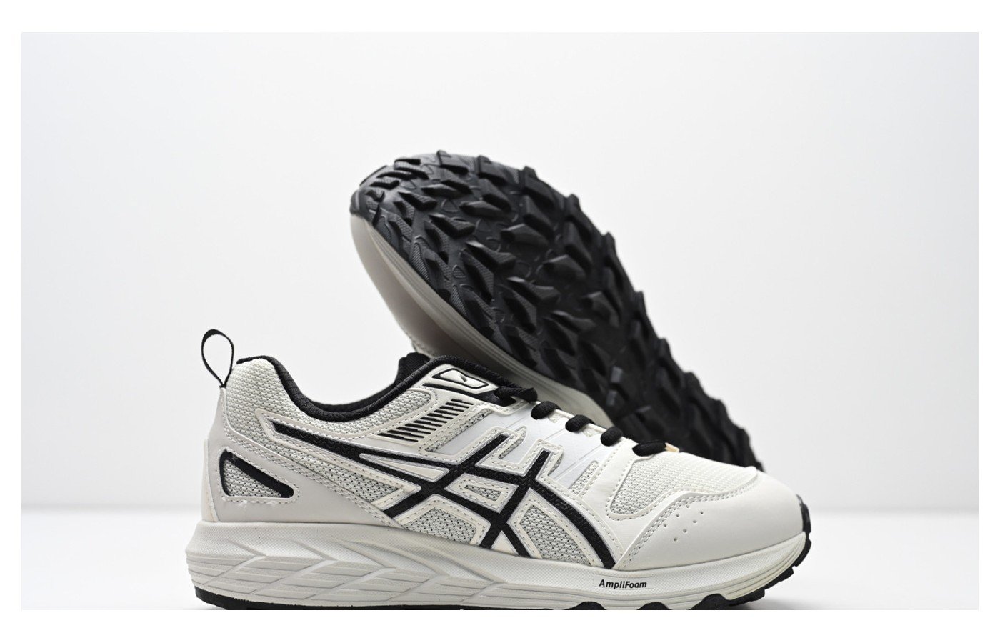 ASICS GEL-Sonoma CN – Blanc / Noir – Semelle blanche