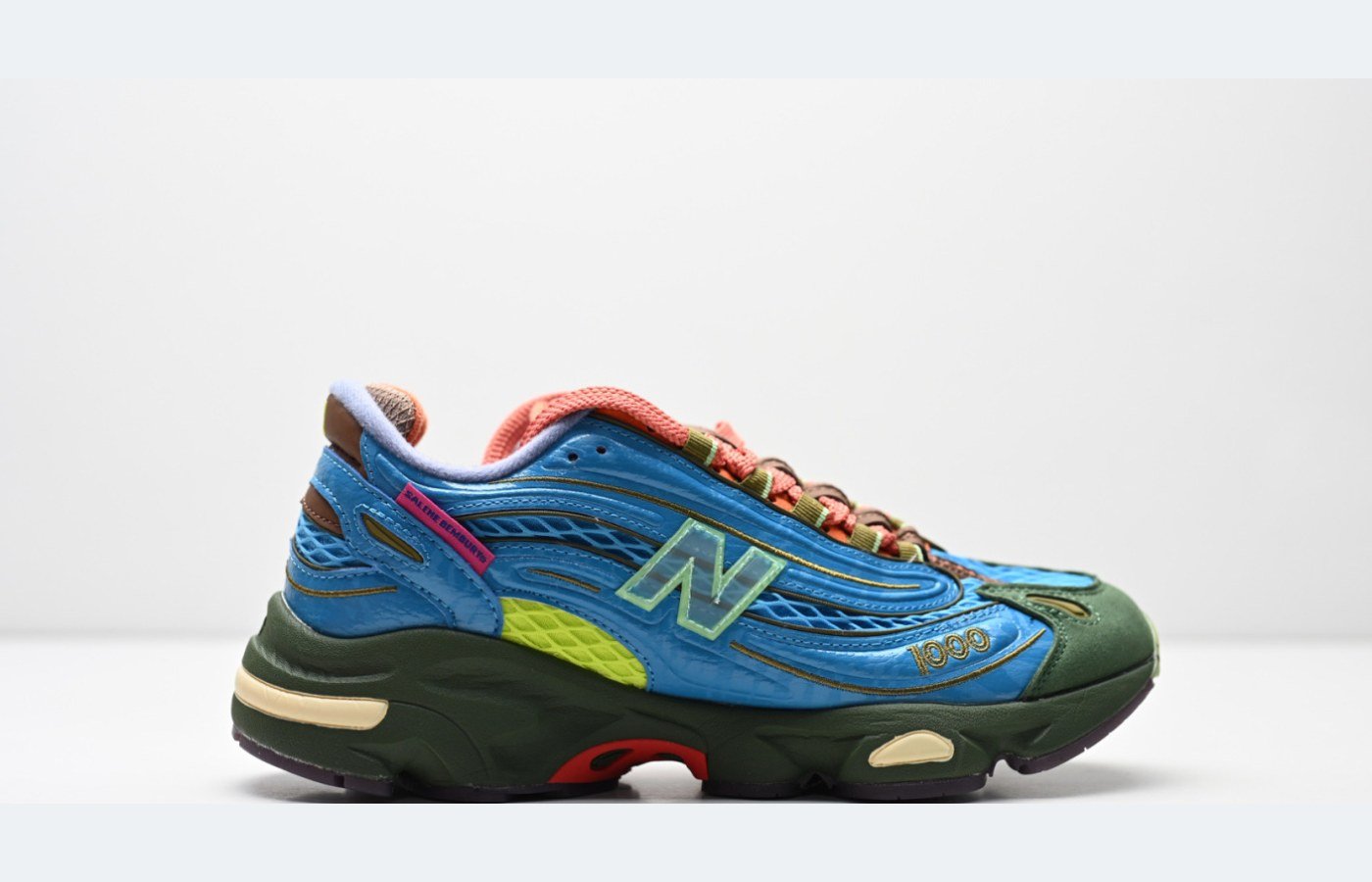 New Balance 1000 – Noir / Bleu – Variante 2