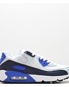 Nike Air Max 90 – Blanc Bleu Royal et Marine