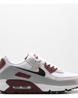 Nike Air Max 90 – Blanc Gris et Bordeaux