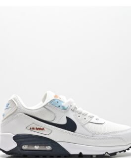 Nike Air Max 90 – Blanc Gris Noir et Bleu Ciel