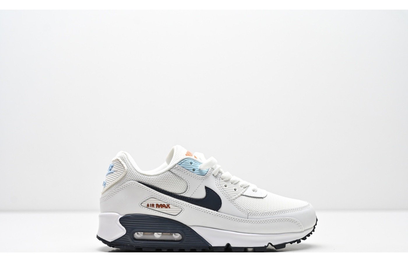 Nike Air Max 90 – Blanc Gris Noir et Bleu Ciel