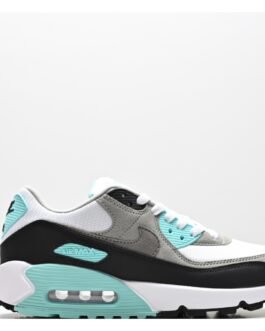 Nike Air Max 90 – Blanc Gris Noir et Turquoise