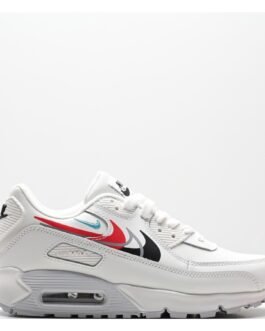 Nike Air Max 90 – Blanc Rouge et Bleu Ciel