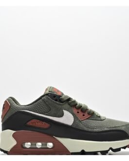 Nike Air Max 90 – Kaki Bordeaux et Beige